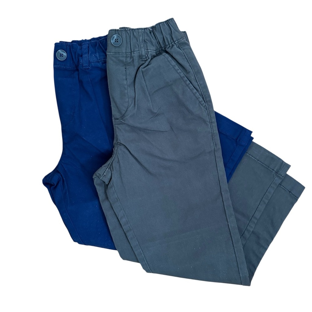 Two Hanna Andersson Kids Skater Chinos